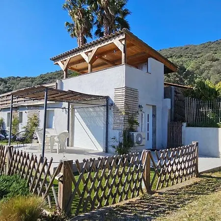 Mini Villa T2 Climatisee, Vue Mer, Cosy & Moderne Olmeto  Exterior photo